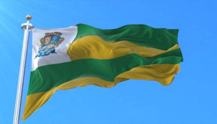 Aracaju flag, Sergipe, Brazil